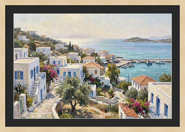 Charming Greek Village By The Sea