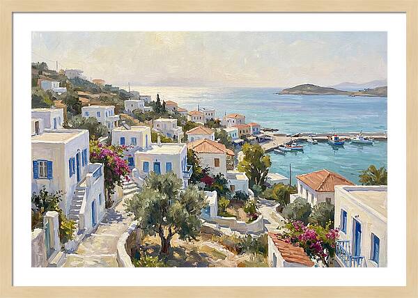 Charming Greek Village By The Sea