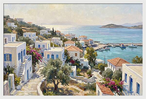 Charming Greek Village By The Sea