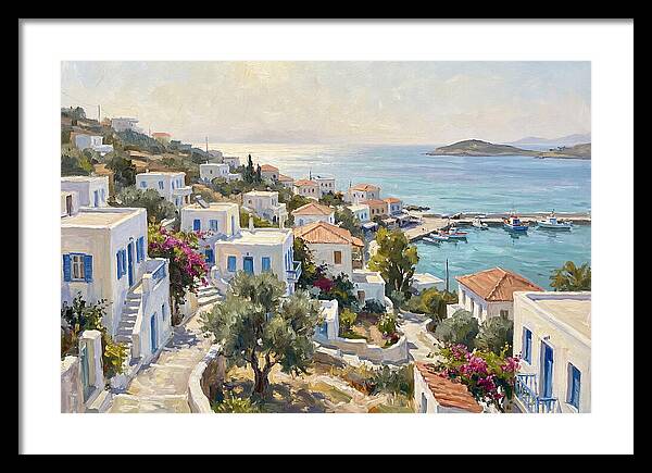 Charming Greek Village By The Sea