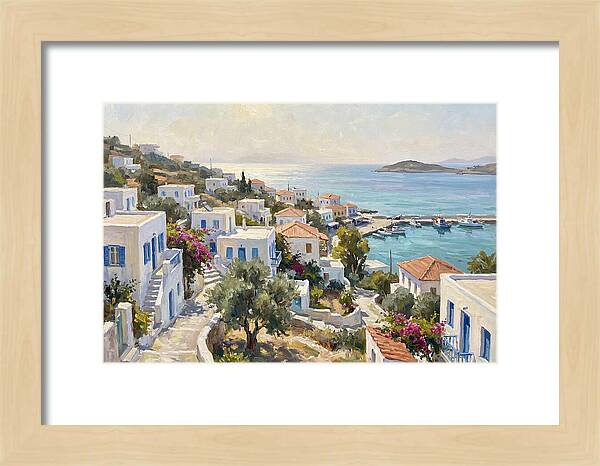 Charming Greek Village By The Sea