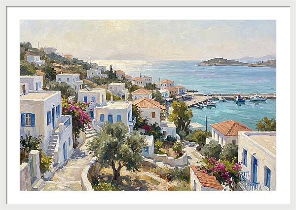Charming Greek Village By The Sea