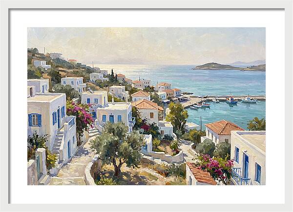 Charming Greek Village By The Sea