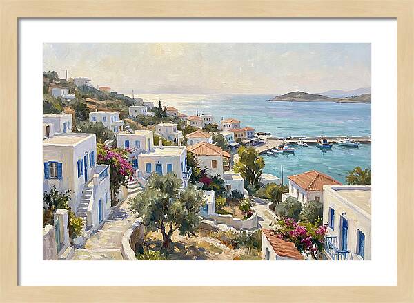 Charming Greek Village By The Sea