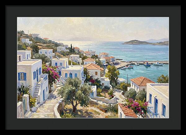Charming Greek Village By The Sea