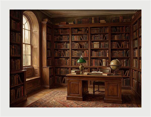Charming Literary Haven Vibes
