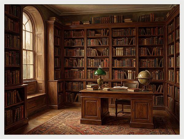 Charming Literary Haven Vibes