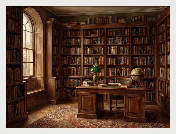 Charming Literary Haven Vibes