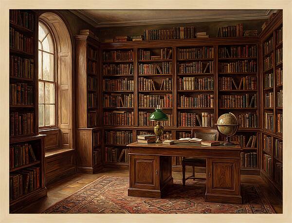 Charming Literary Haven Vibes