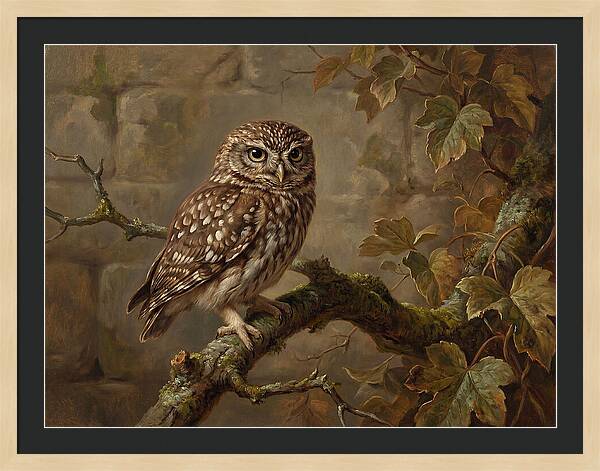 Charming Little Owl Observation