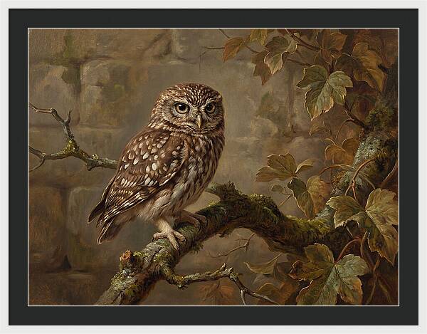 Charming Little Owl Observation