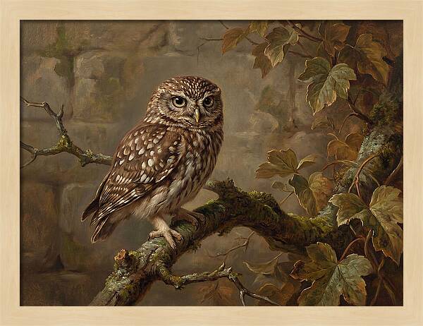 Charming Little Owl Observation