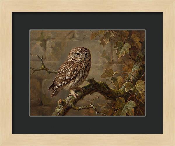 Charming Little Owl Observation