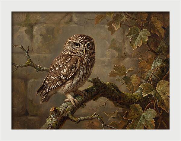 Charming Little Owl Observation