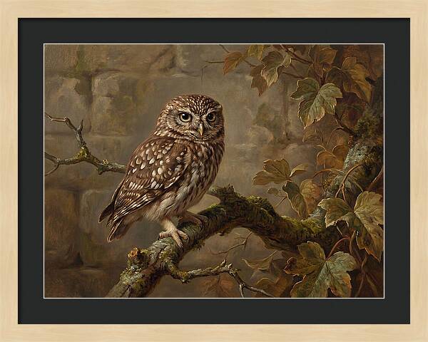 Charming Little Owl Observation