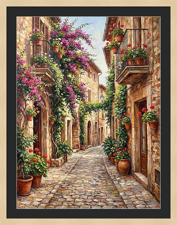 Charming Mediterranean Alleyway