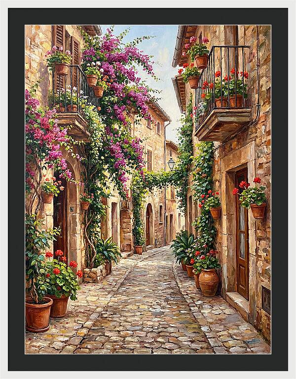 Charming Mediterranean Alleyway