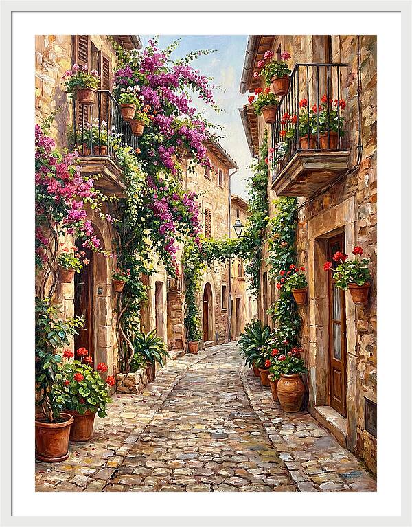 Charming Mediterranean Alleyway