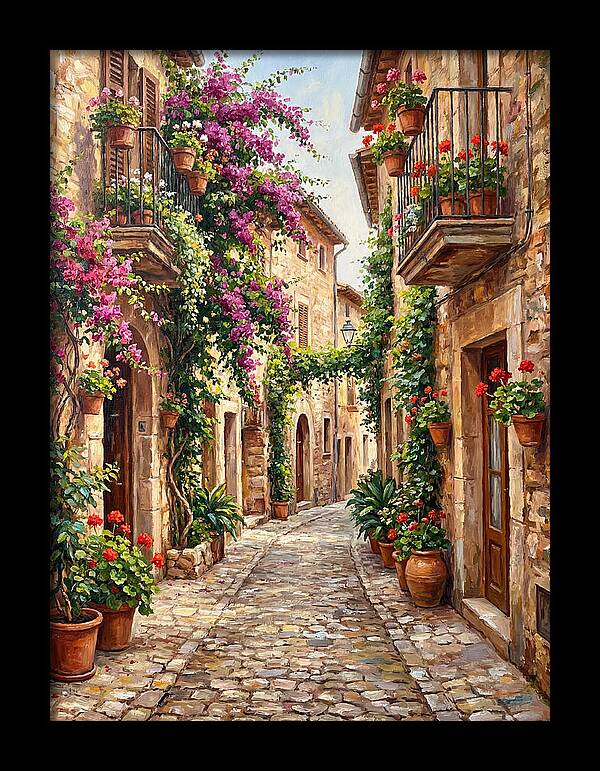 Charming Mediterranean Alleyway