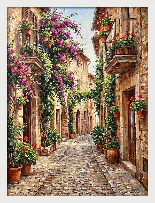 Charming Mediterranean Alleyway