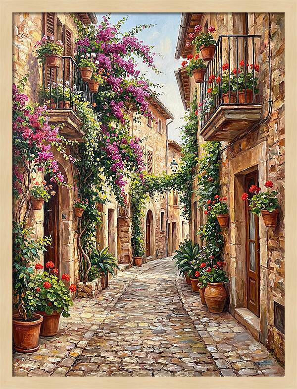 Charming Mediterranean Alleyway