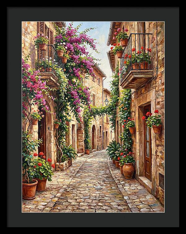 Charming Mediterranean Alleyway