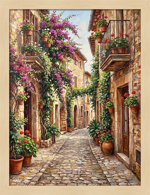 Charming Mediterranean Alleyway