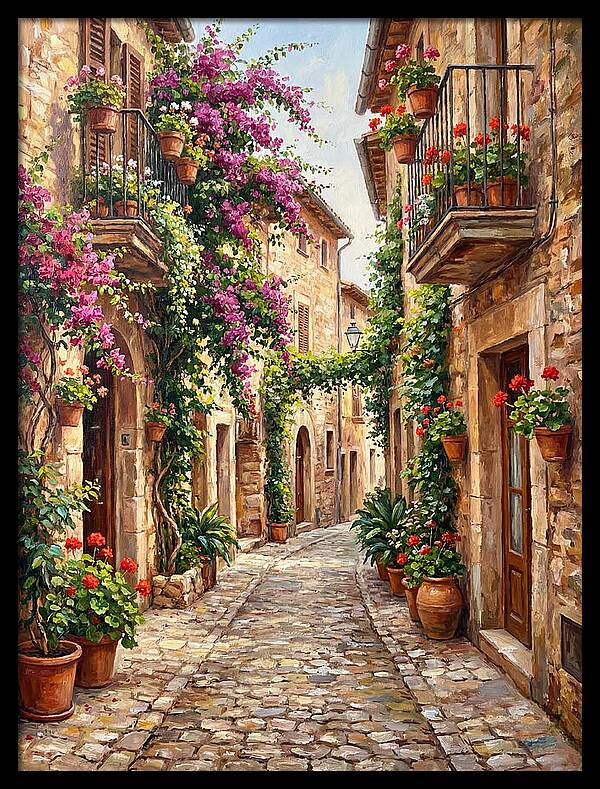 Charming Mediterranean Alleyway