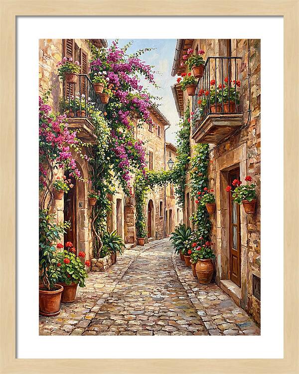 Charming Mediterranean Alleyway