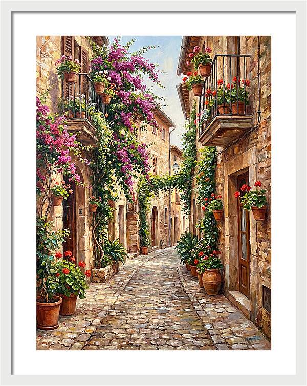 Charming Mediterranean Alleyway