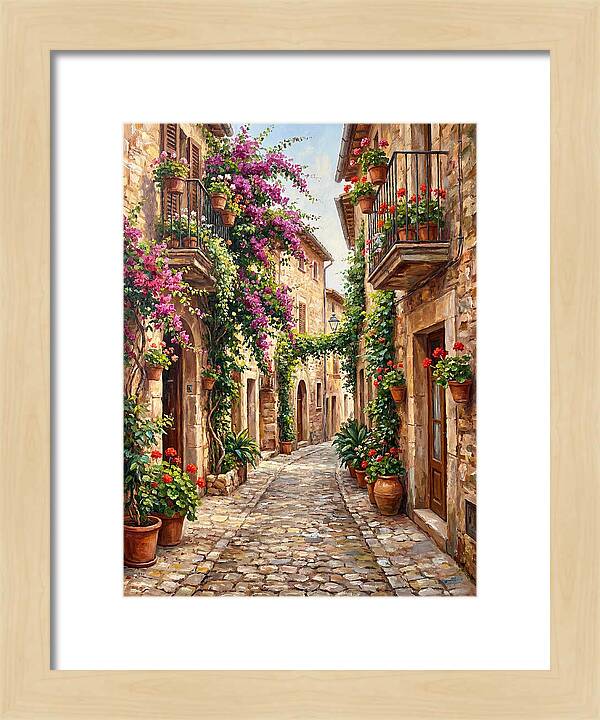 Charming Mediterranean Alleyway