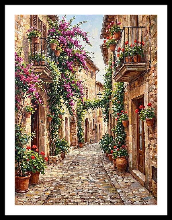 Charming Mediterranean Alleyway