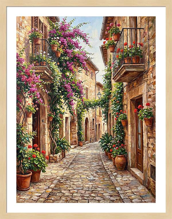 Charming Mediterranean Alleyway