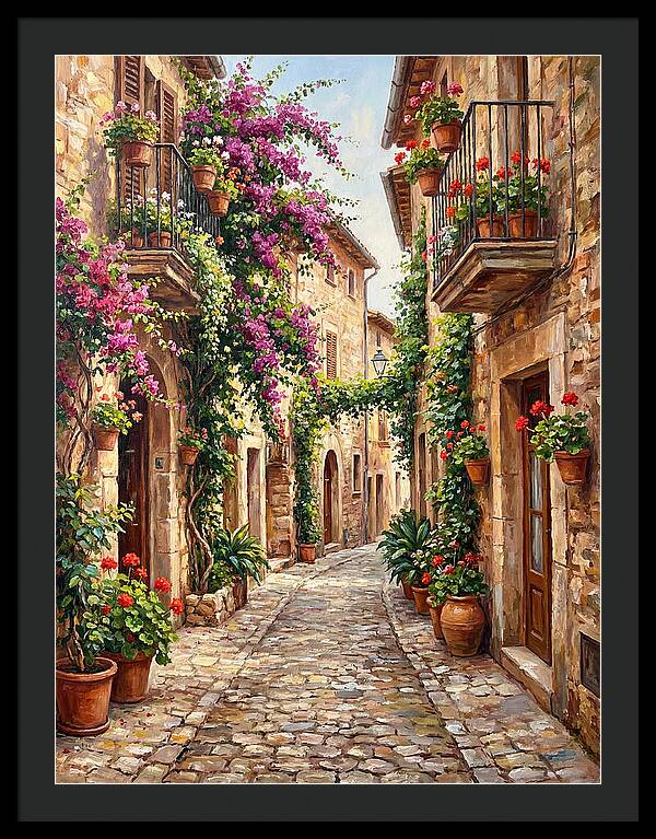 Charming Mediterranean Alleyway