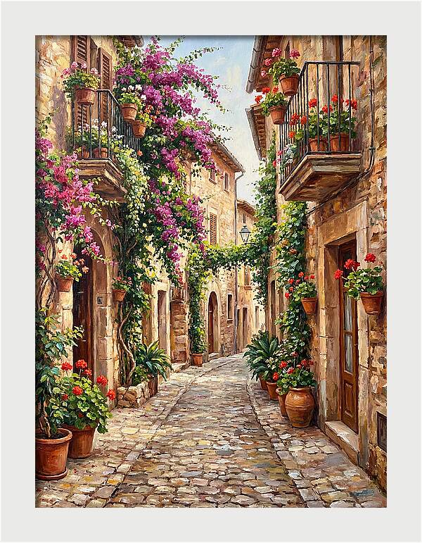 Charming Mediterranean Alleyway
