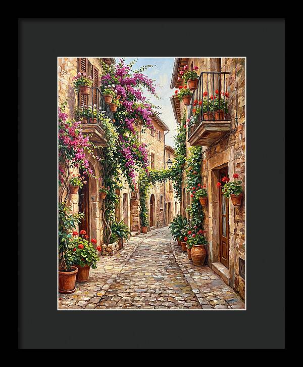 Charming Mediterranean Alleyway