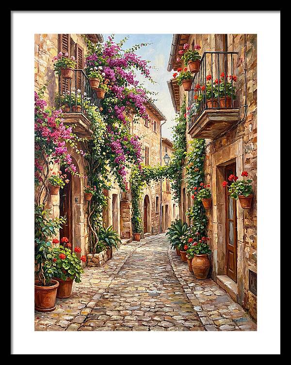 Charming Mediterranean Alleyway