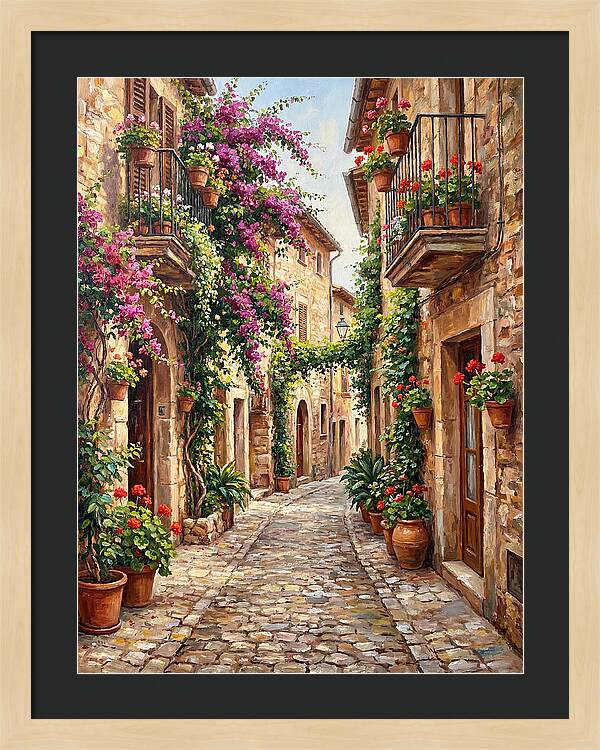 Charming Mediterranean Alleyway