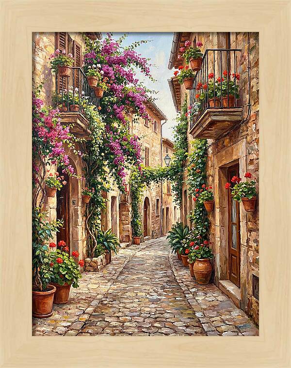 Charming Mediterranean Alleyway