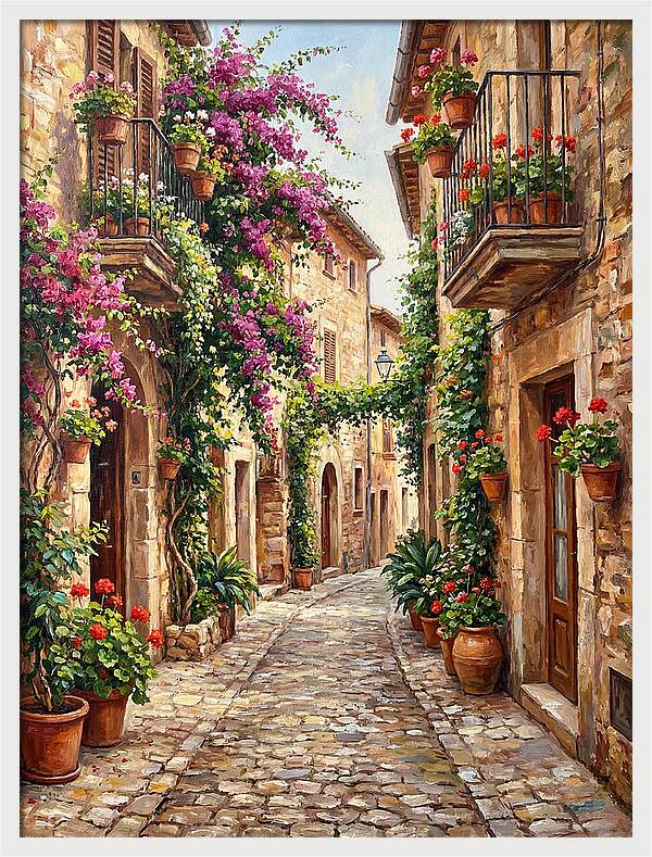 Charming Mediterranean Alleyway