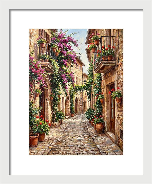 Charming Mediterranean Alleyway