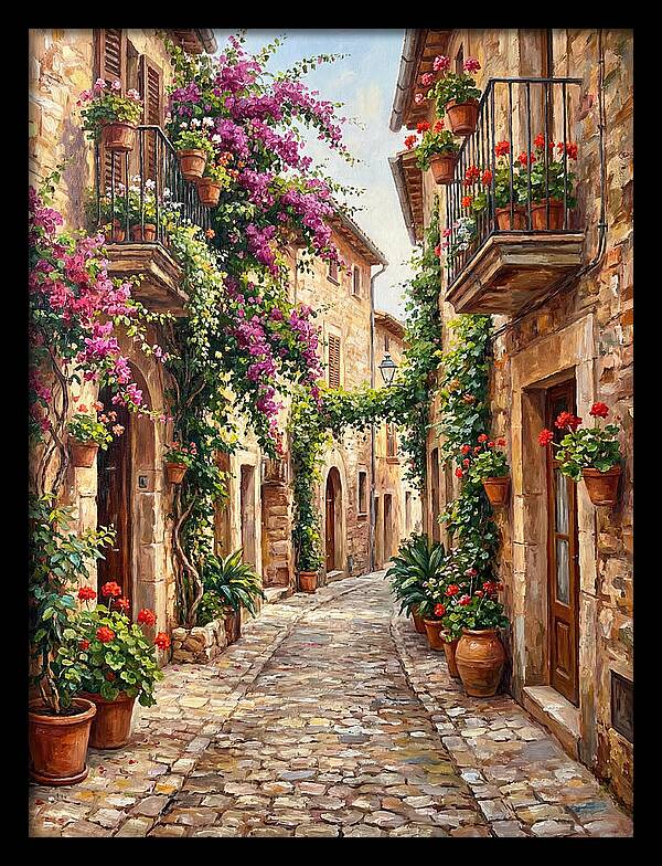 Charming Mediterranean Alleyway