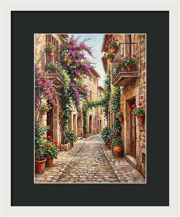Charming Mediterranean Alleyway