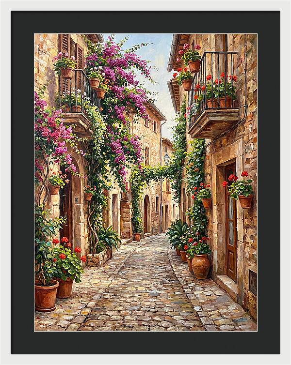 Charming Mediterranean Alleyway