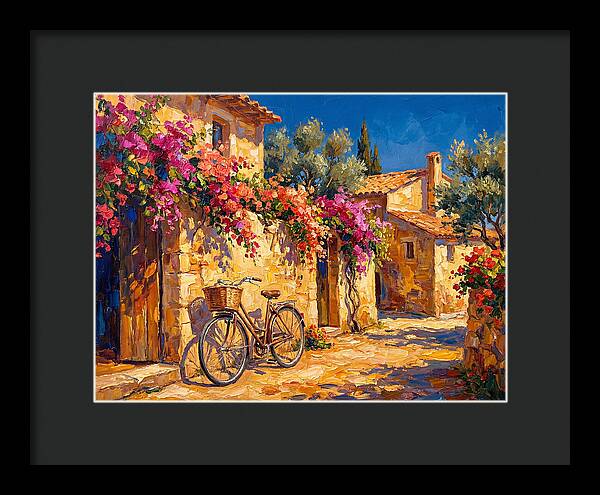 Charming Mediterranean Bicycle Scene