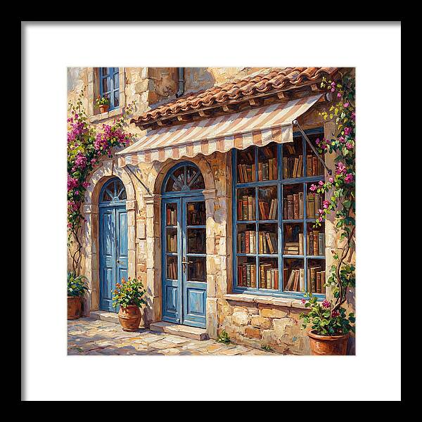 Charming Mediterranean Bookshop