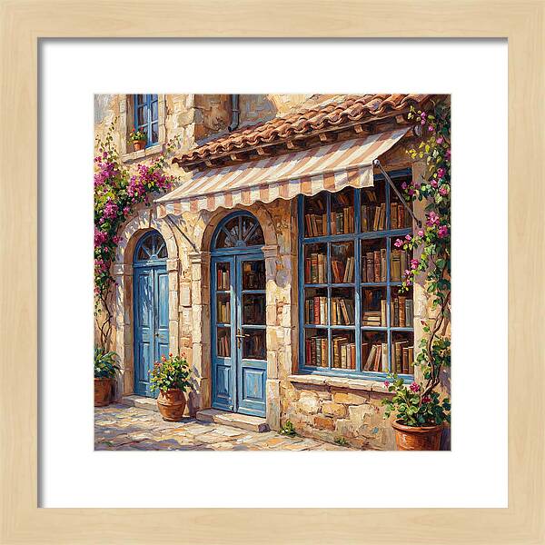 Charming Mediterranean Bookshop