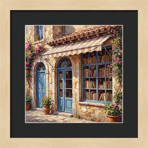 Charming Mediterranean Bookshop