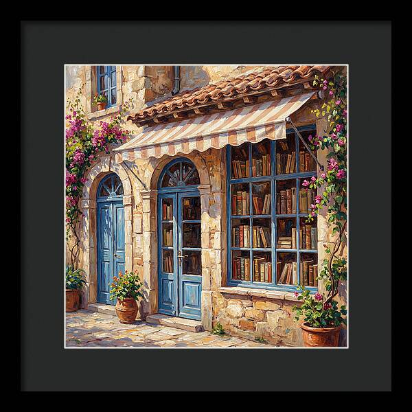 Charming Mediterranean Bookshop