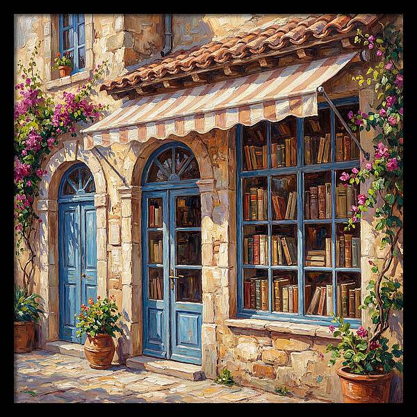 Charming Mediterranean Bookshop